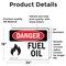 Signmission Fuel Oil, 24 in W x Rectangle, Vinyl Decal OS-2PACK-DS-D-1824-L-2019 - alternate 5